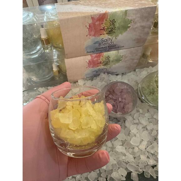 Salty Sizzlers Collection 5 Pack Scented Salt Crystals Wax Melt Alternative - Picture 2 of 3